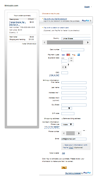 Payment Method Demo